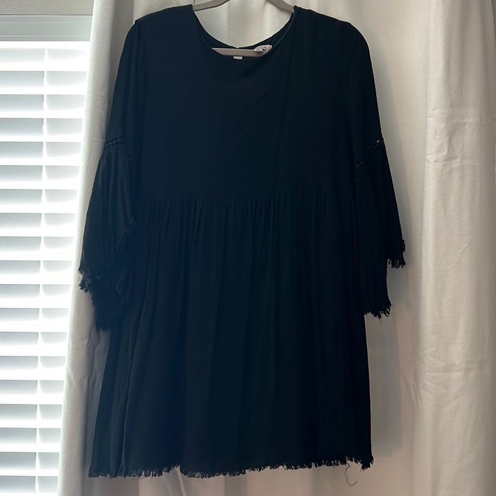 Black mini dress